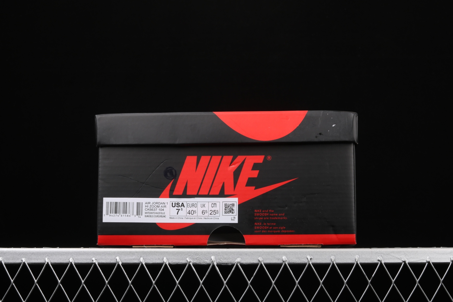Jordan 1 Retro High Zoom White Racer Blue CK6637-104
