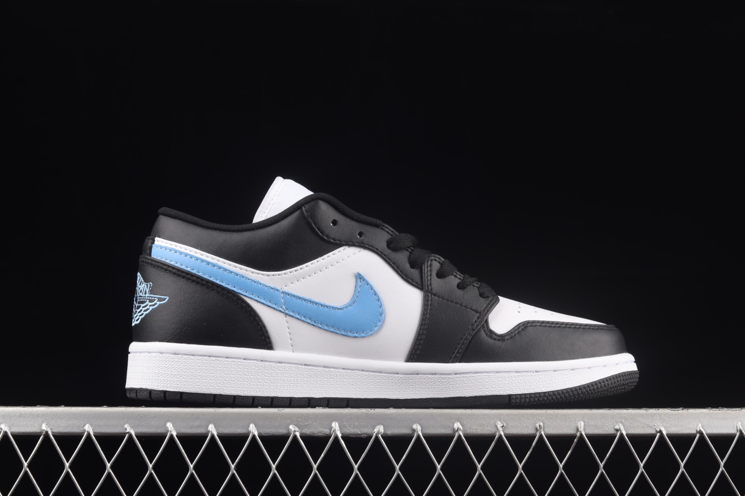 Jordan 1 Low Black University Blue White (W) DC0774-041