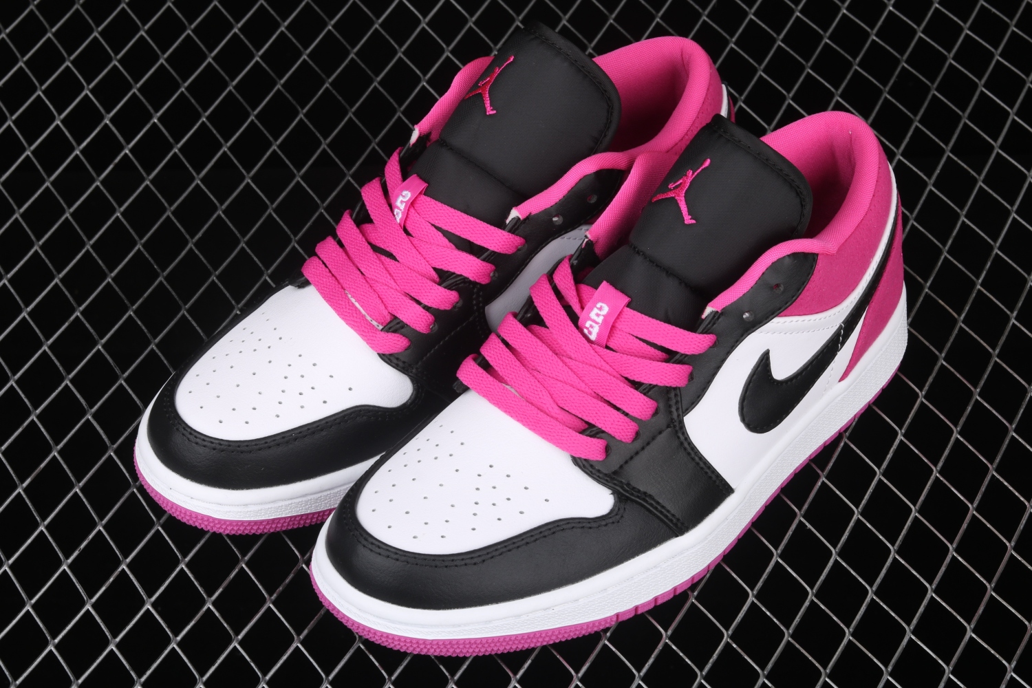 Jordan 1 Low Black Active Fuchsia CK3022-005
