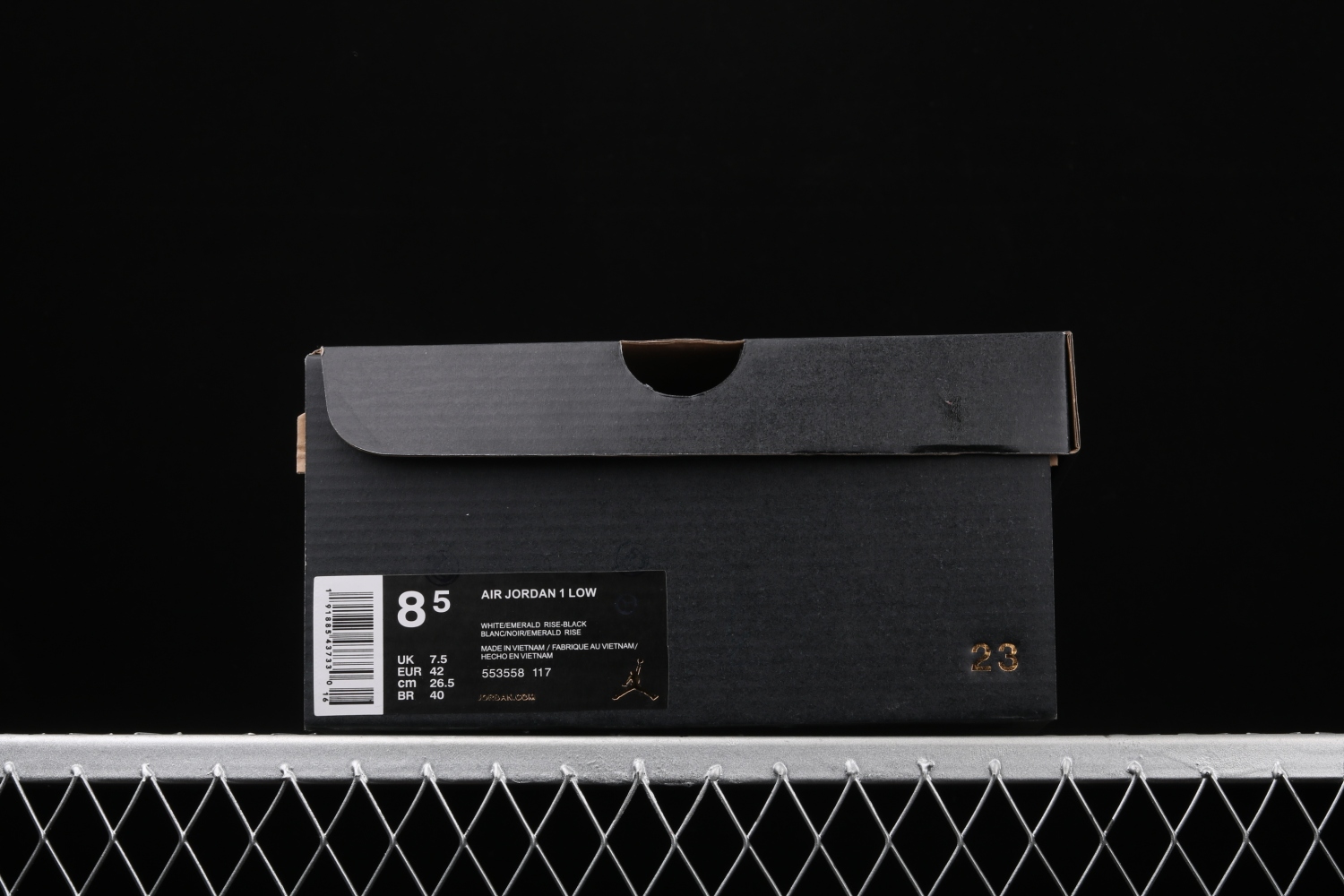 Jordan 1 Low Emerald Toe 553558-117