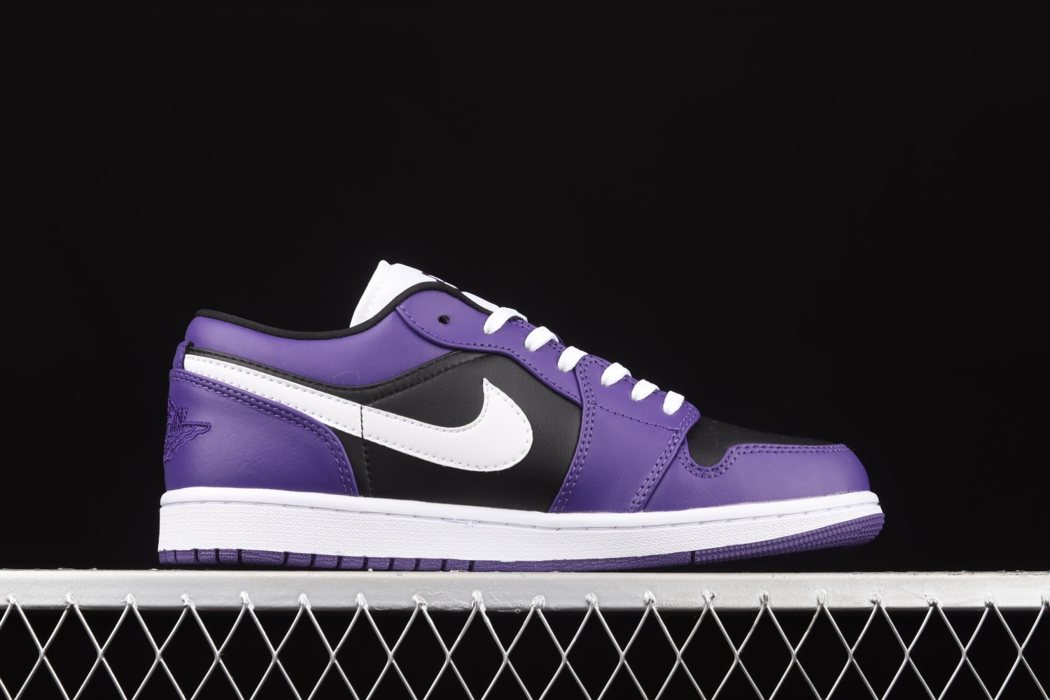 Jordan 1 Low Court Purple Black 553558-501