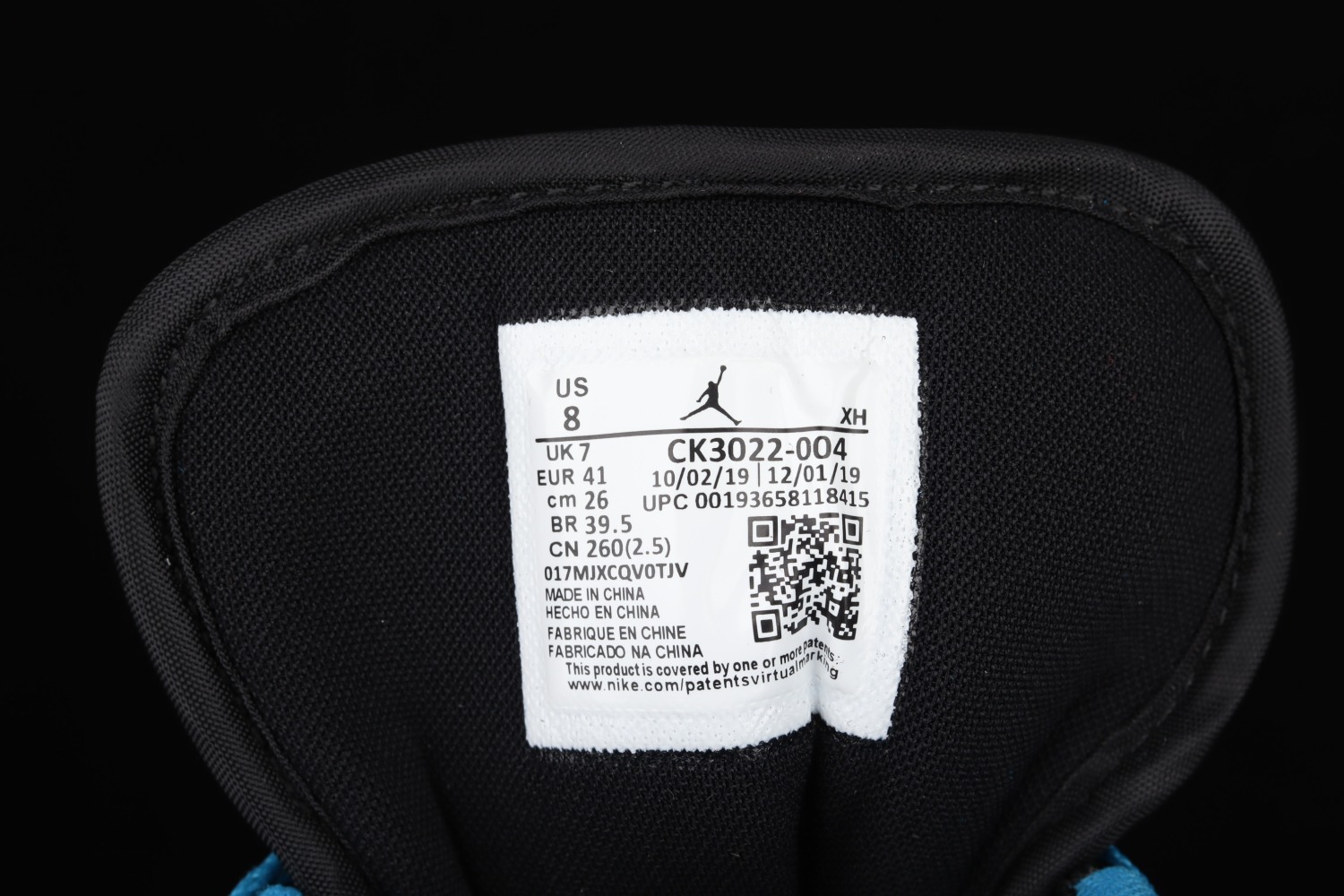 Jordan 1 Low Laser Blue CK3022-004