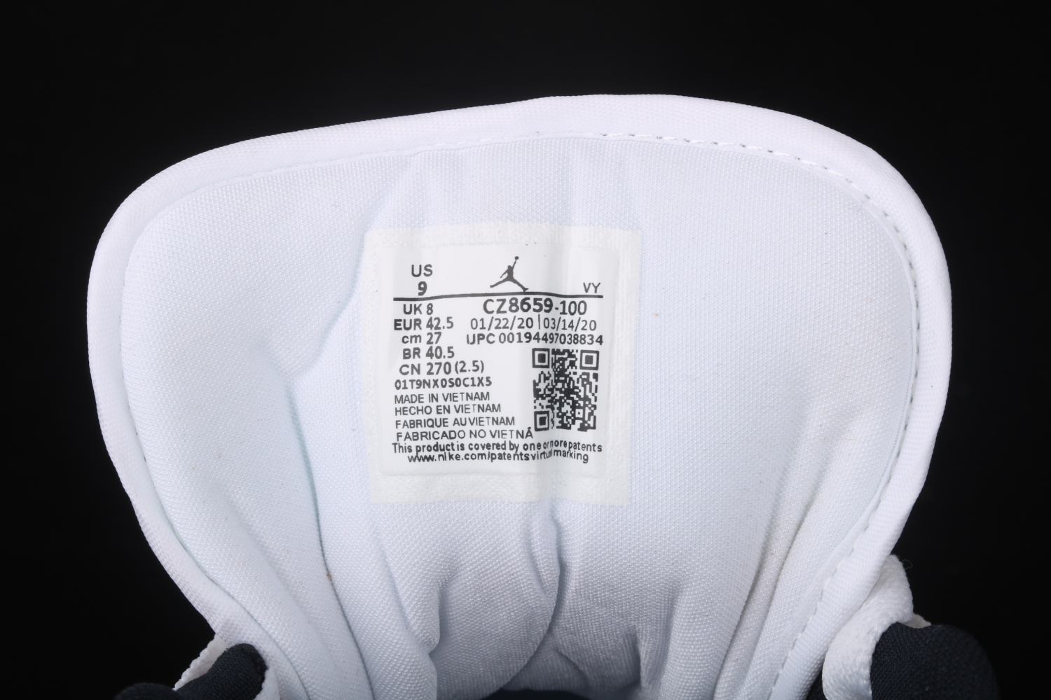 Jordan 1 Low Nothing But Net CZ8659-100