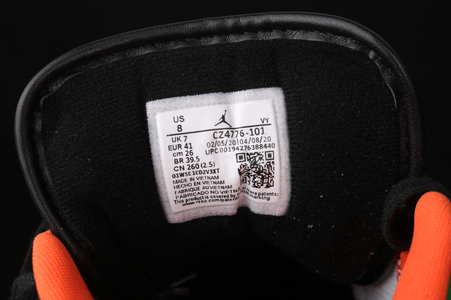 Jordan 1 Low Multi-Color Black Toe (W) CZ4776-101