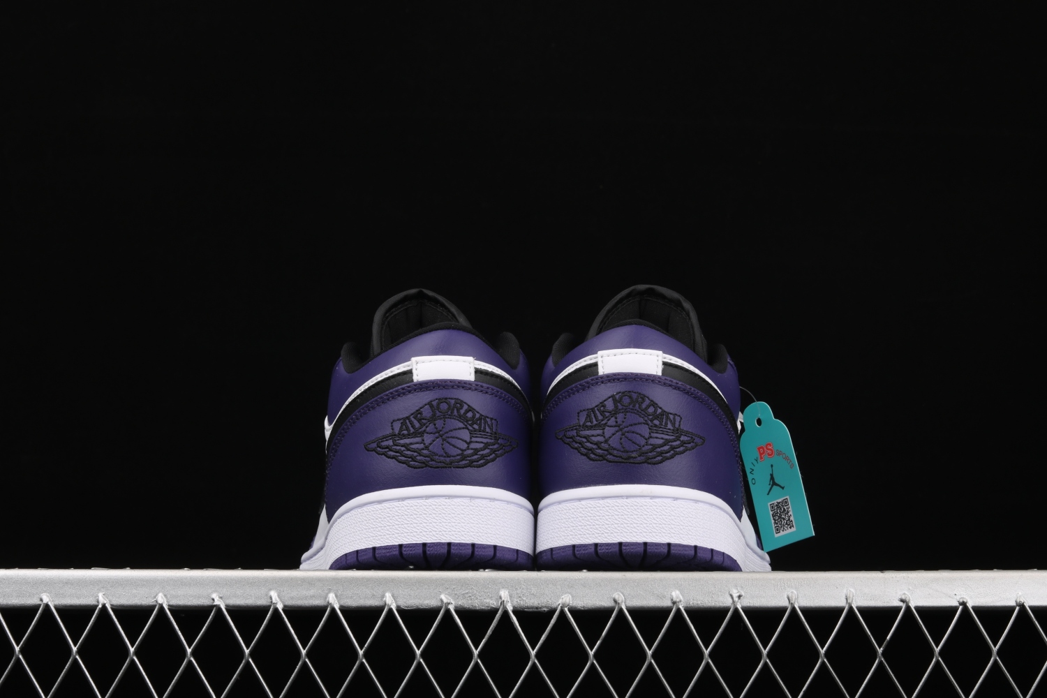 Jordan 1 Low Court Purple White 553558-500