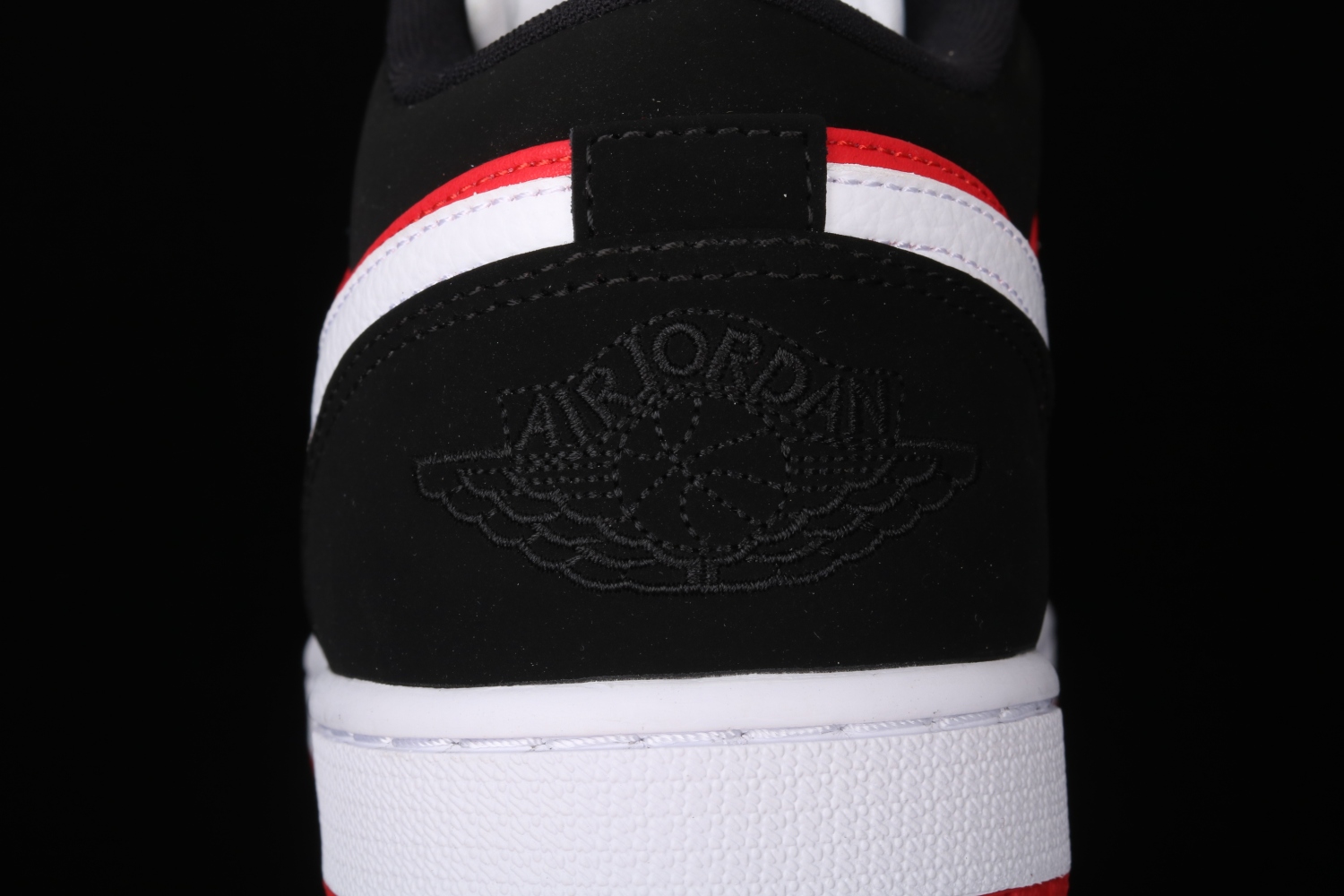 Jordan 1 Low Black White Gym Red (W) DC0774-016