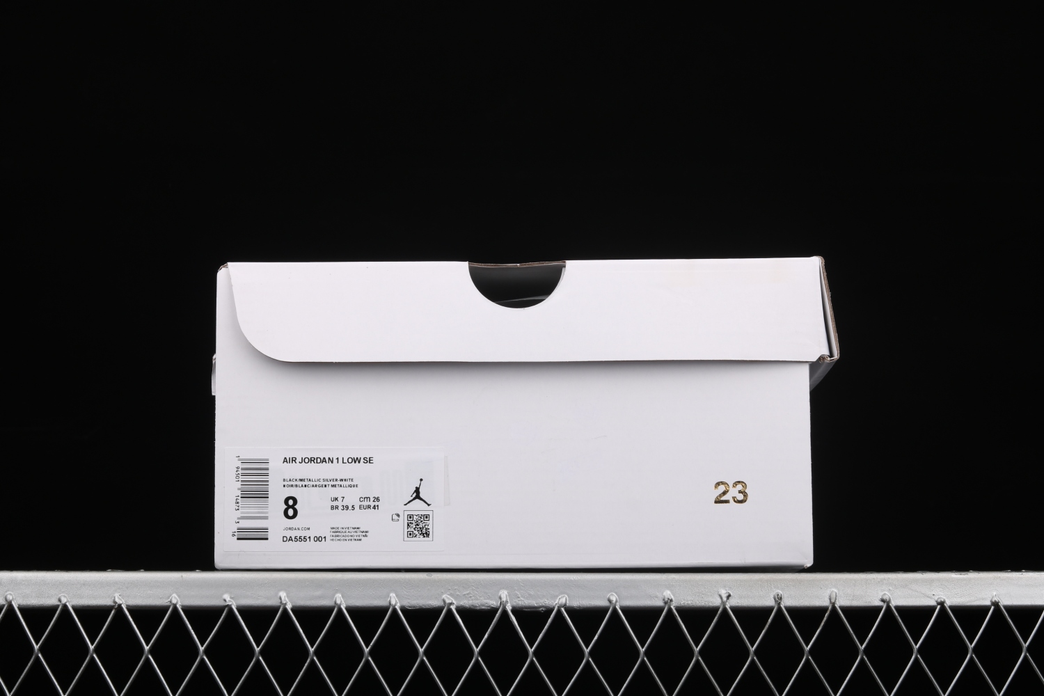 Jordan 1 Low SE Black Metallic Silver (W) DA5551-001