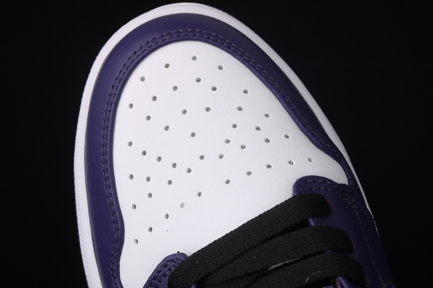 Jordan 1 Low Court Purple White 553558-500
