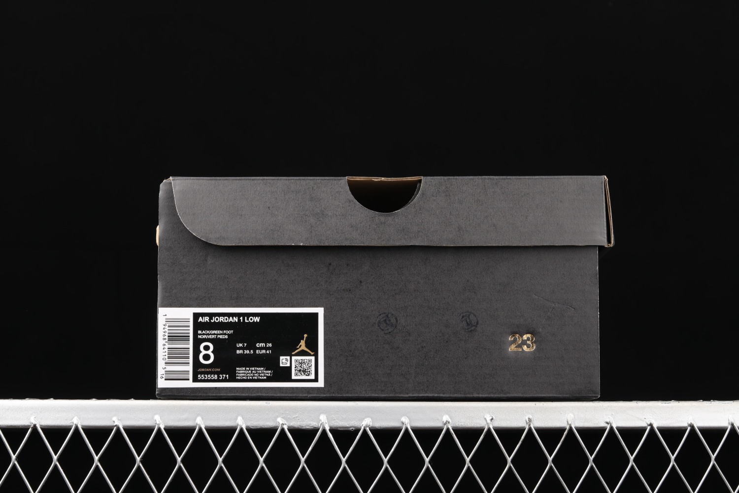 Jordan 1 Low Green Toe (GS) 553558-371
