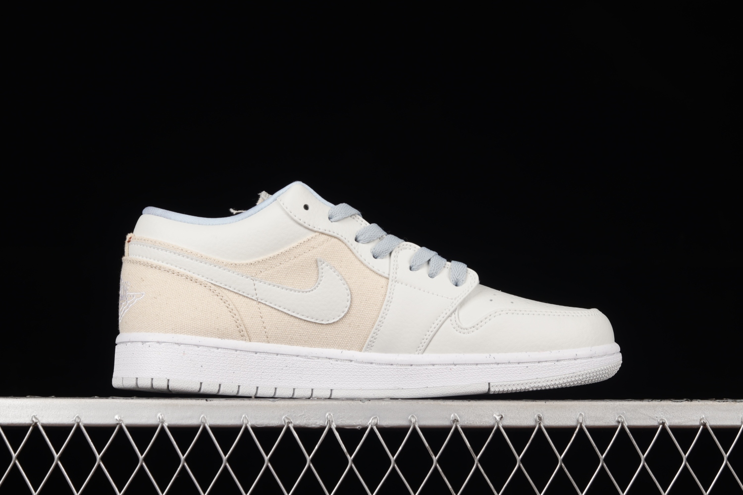 Jordan 1 Low Canvas Grey Cream (W) DQ4151-500