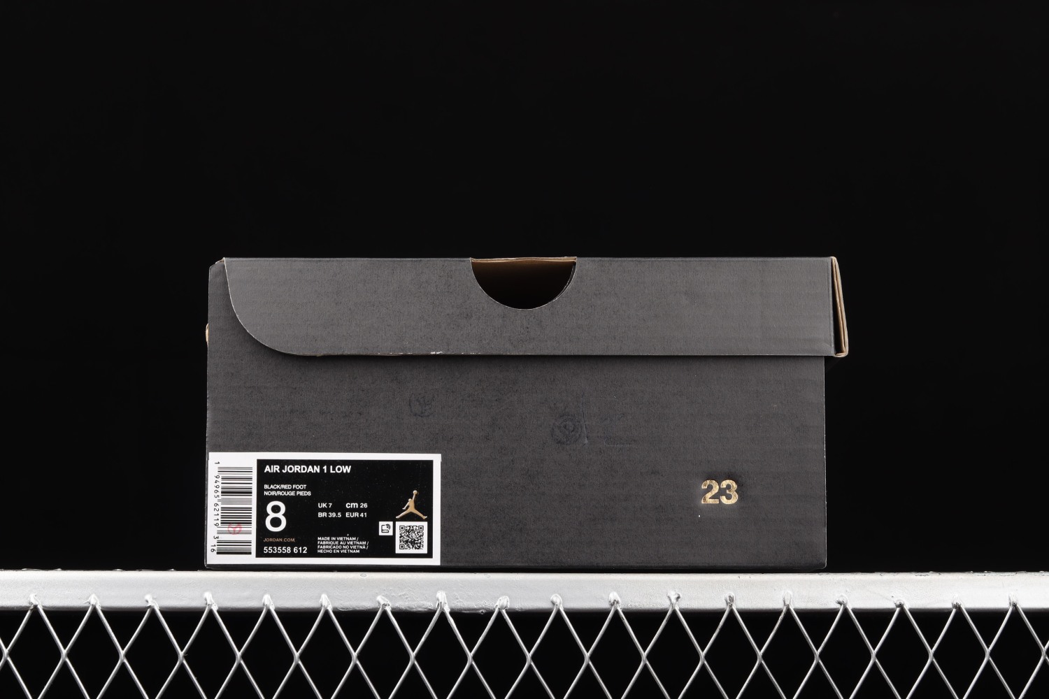 Jordan 1 Low Bred Toe 553558-612
