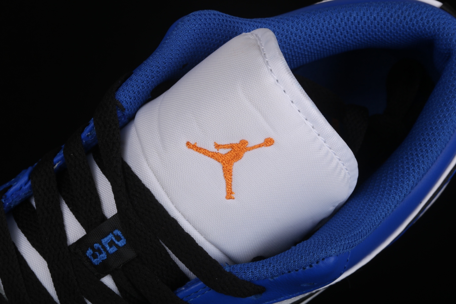 Jordan 1 Low Hyper Royal Orange Peel 553558-401