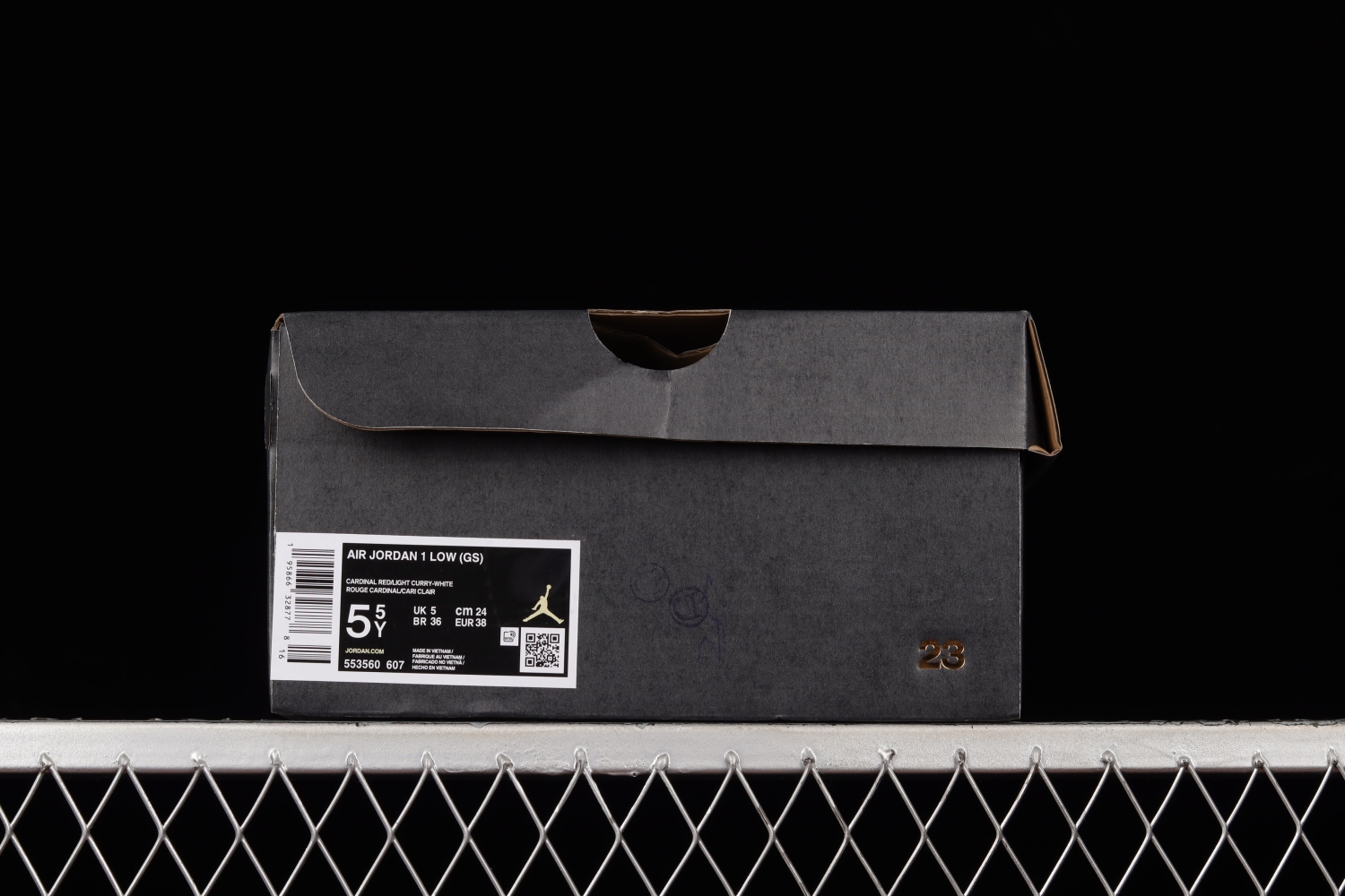 Jordan 1 Low Cardinal Red (GS) 553560-607