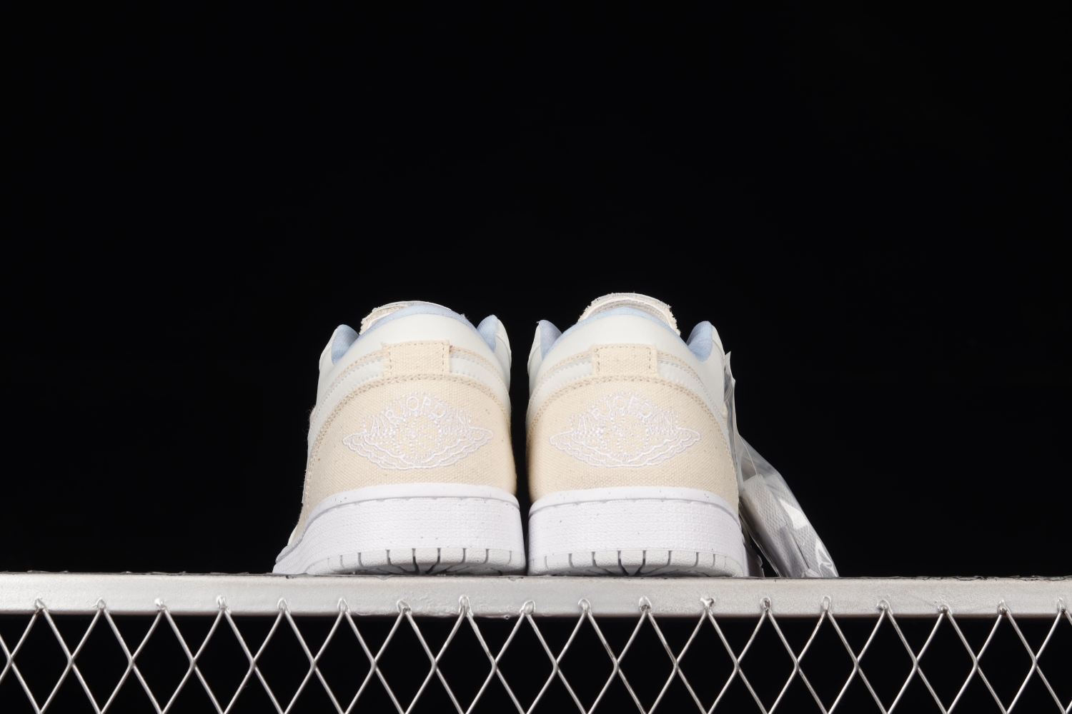 Jordan 1 Low Canvas Grey Cream (W) DQ4151-500