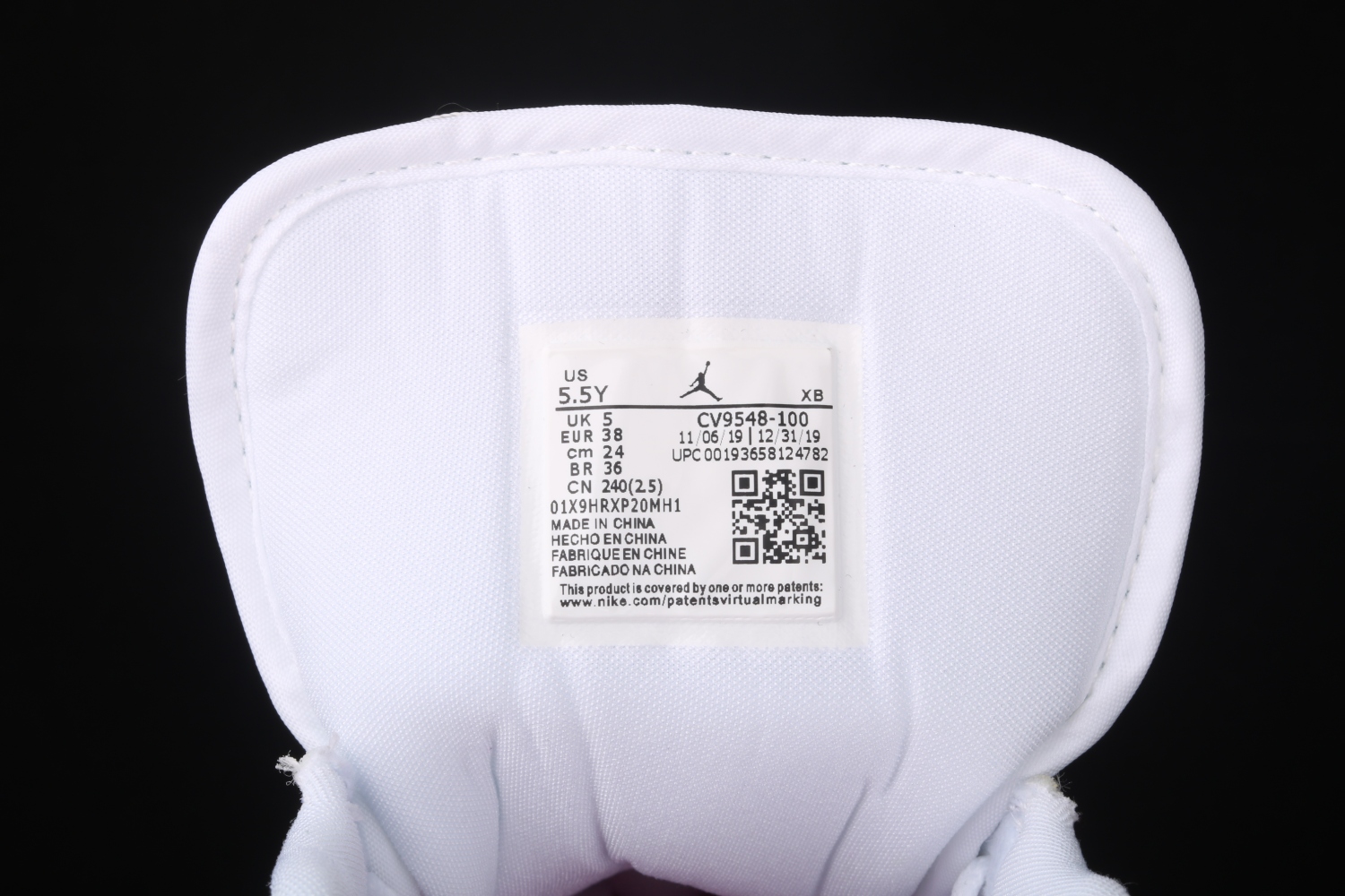 Jordan 1 Low Multi-Color Midsoles White (GS) CV9548-100