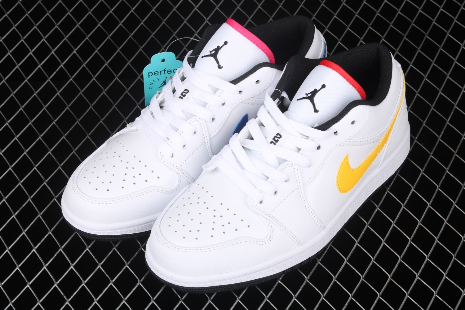 Jordan 1 Low White Multi-Color CW7009-100