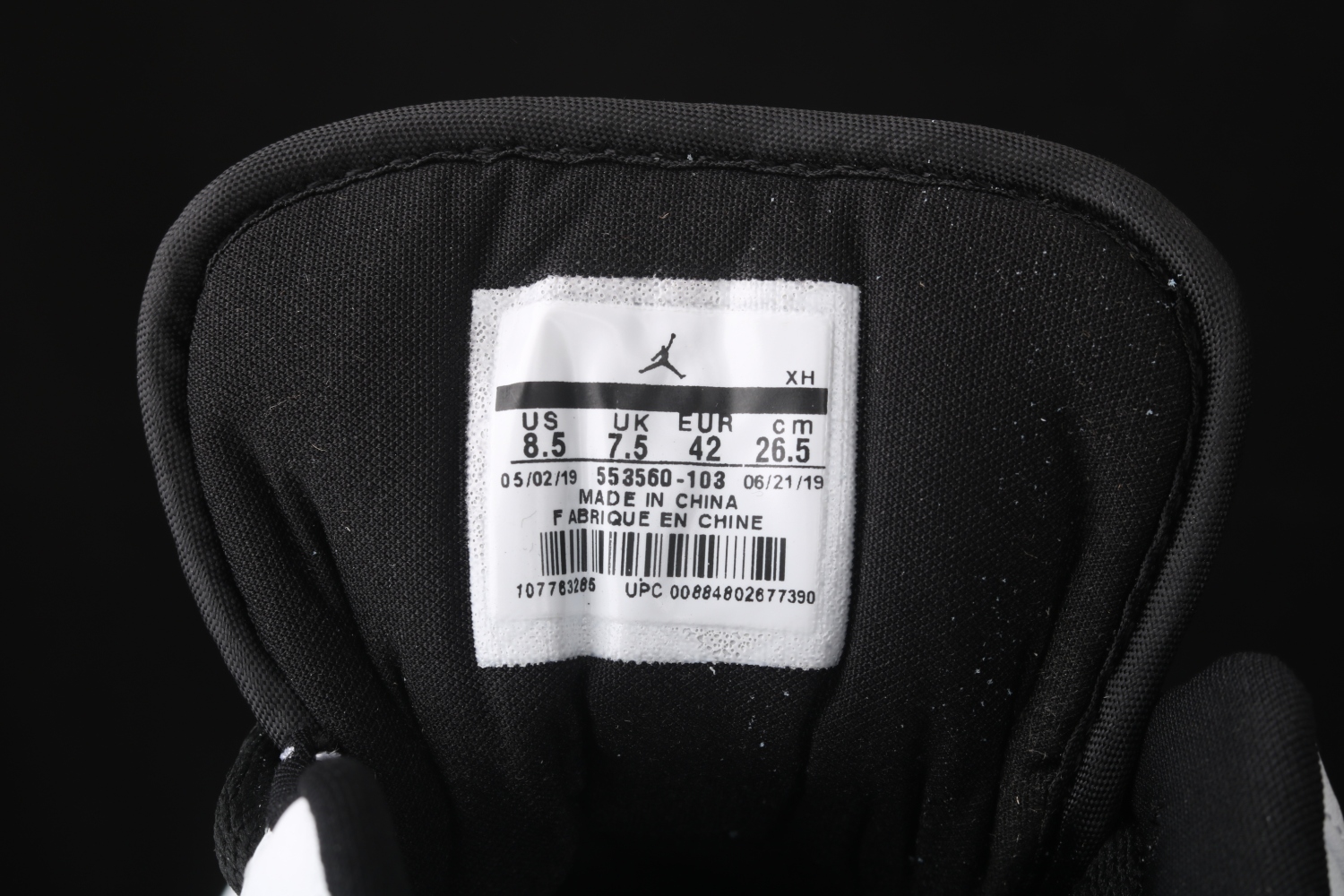 Jordan 1 Low White Black (GS) 553560-103