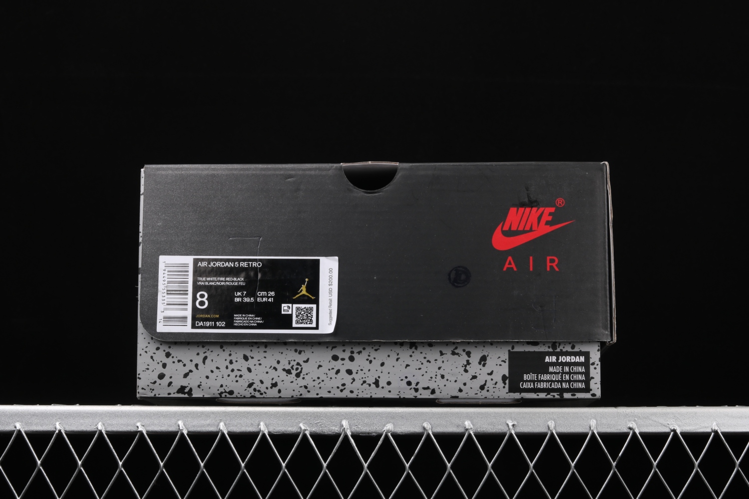 Jordan 5 Retro Fire Red Silver Tongue (2020) DA1911-102