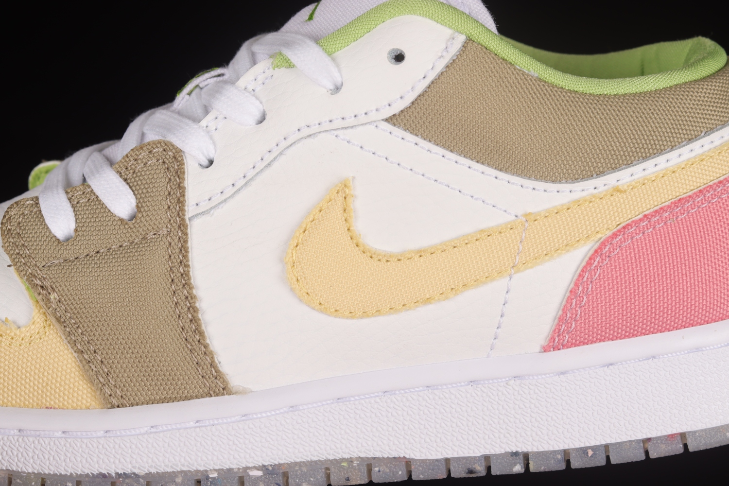 Jordan 1 Low Pastel Grind Vivid Green (GS) DJ0341-100