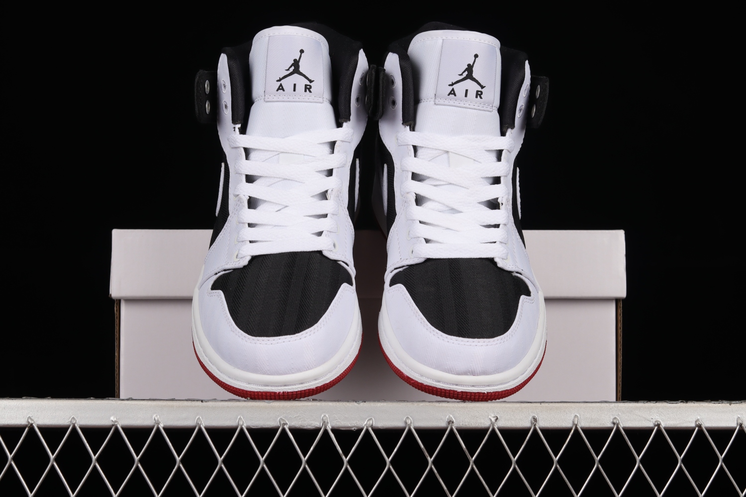 Jordan 1 Mid SE Utility Canvas White Black Gym Red (W) DD9338-016