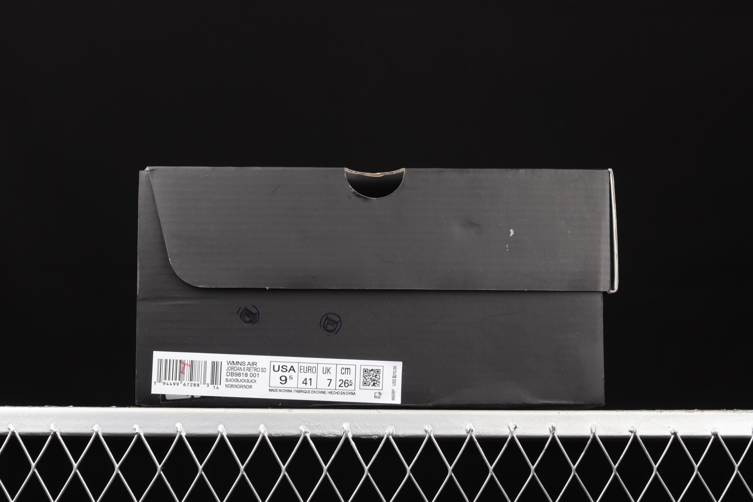 Jordan 6 Retro SD Triple Black (W) DB9818-001
