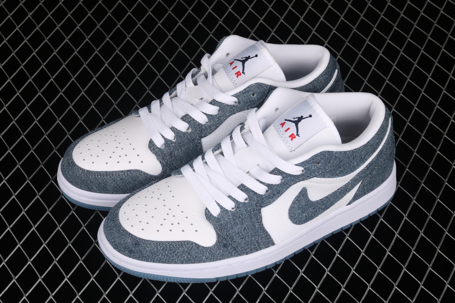 Jordan 1 Retro Low Canvas White Denim (W) 315921-141