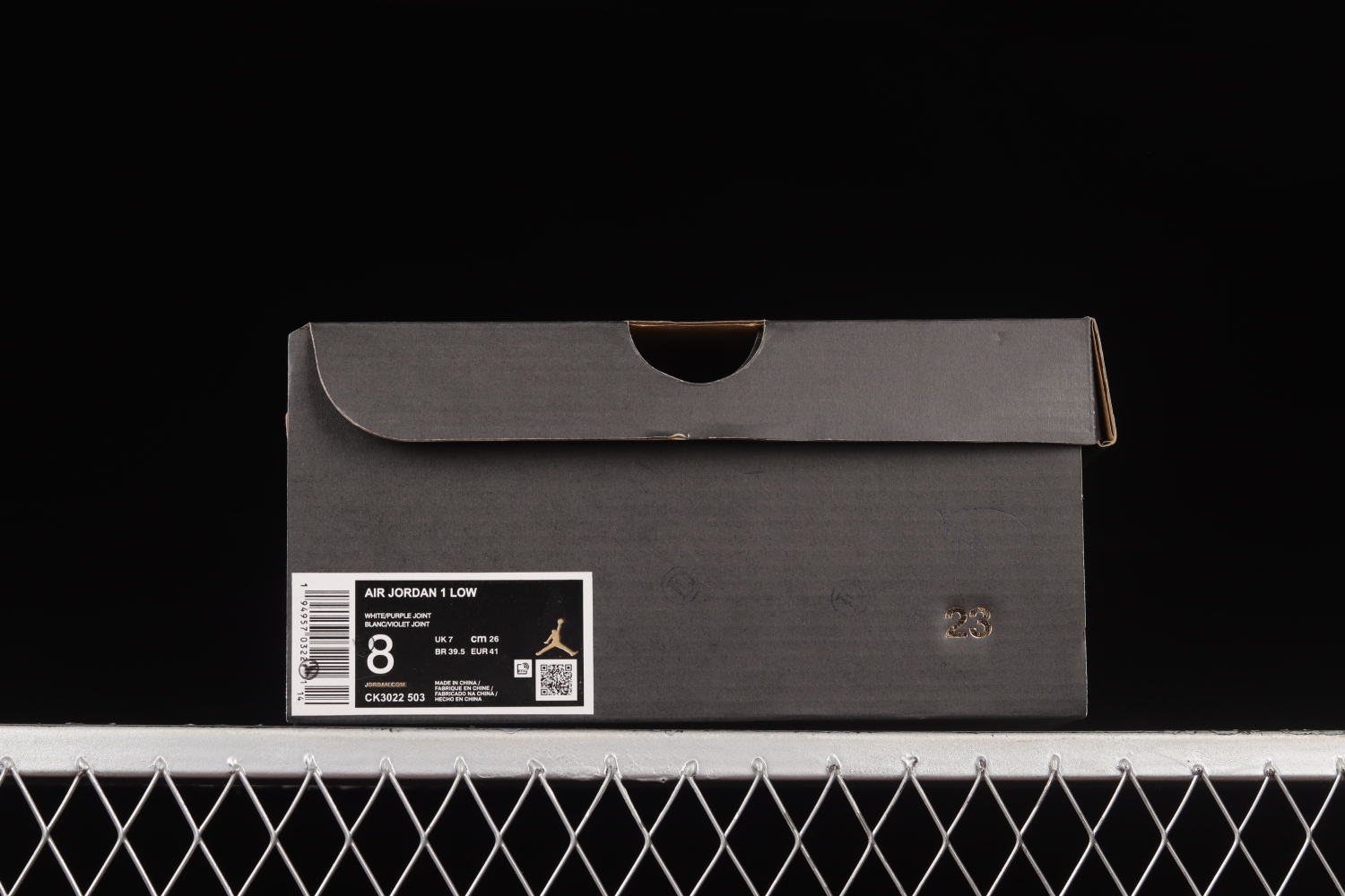 Jordan 1 Low SE Violet Shock White Black CK3022-503