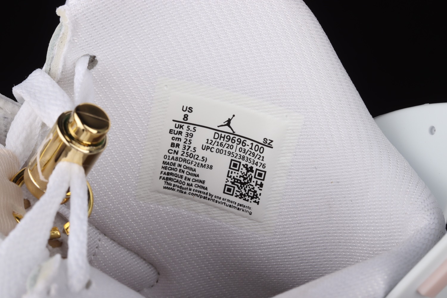 Jordan 6 Retro Gold Hoops (W) DH9696-100