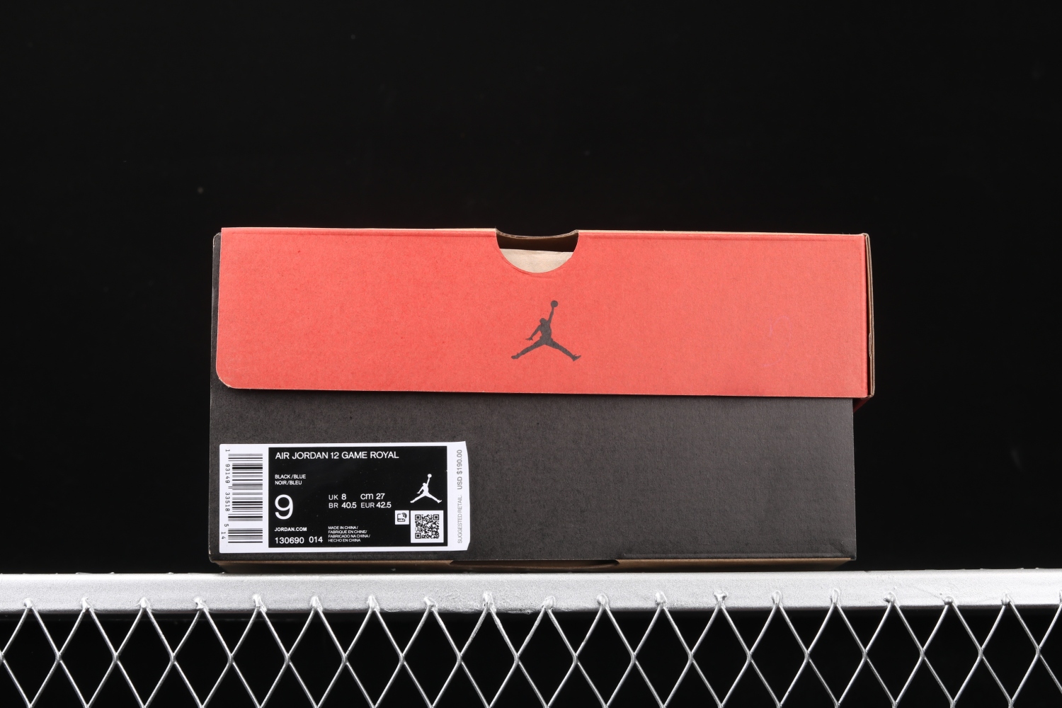 Jordan 12 Retro Black Game Royal 130690-014