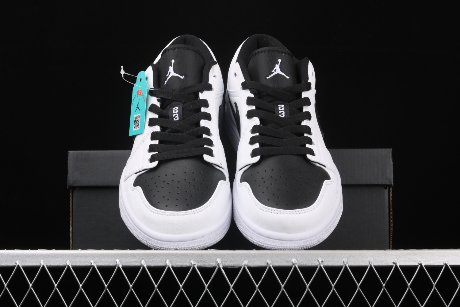 Jordan 1 Low White Black (GS) 553560-103