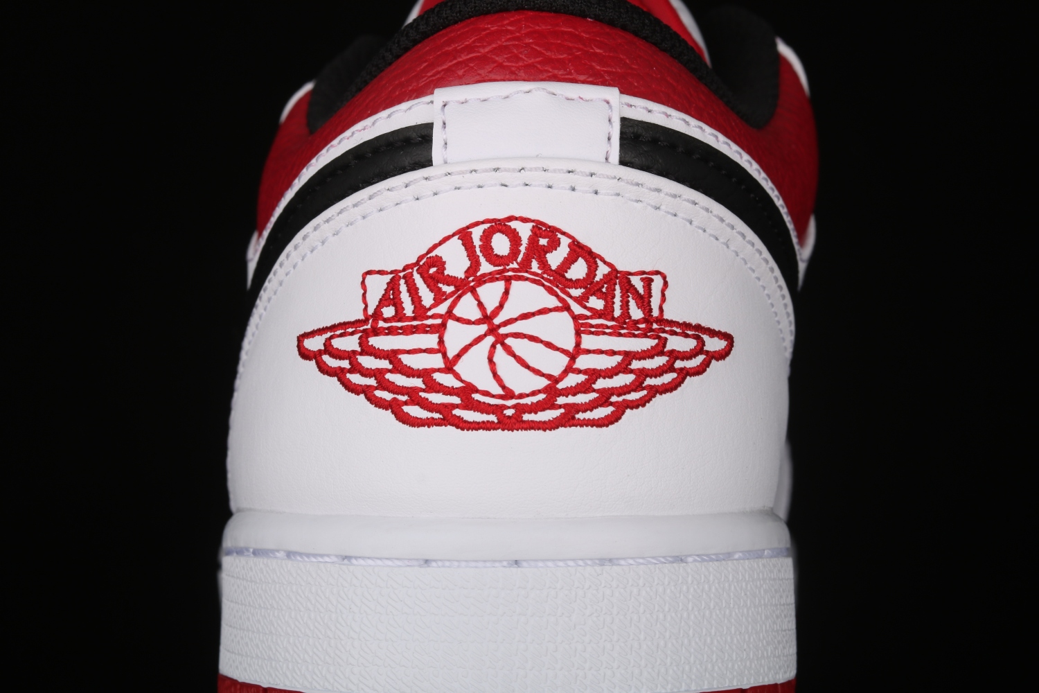 Jordan 1 Low White University Red Black 553558-118
