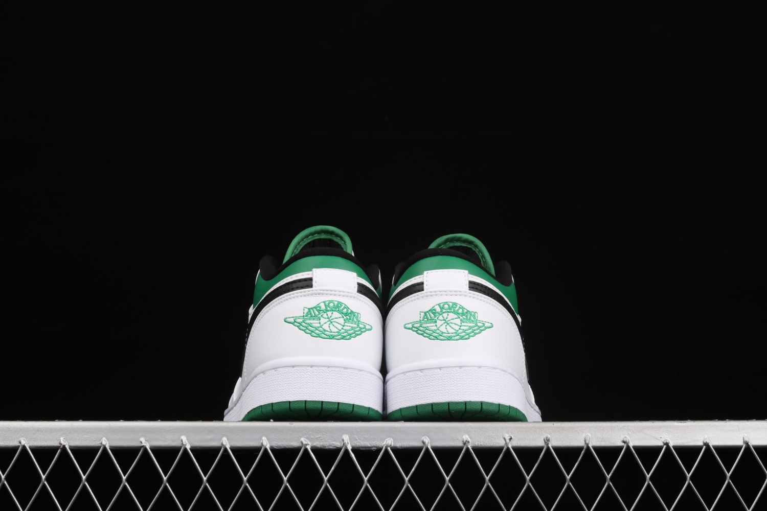 Jordan 1 Low White Lucky Green Black 553558-129
