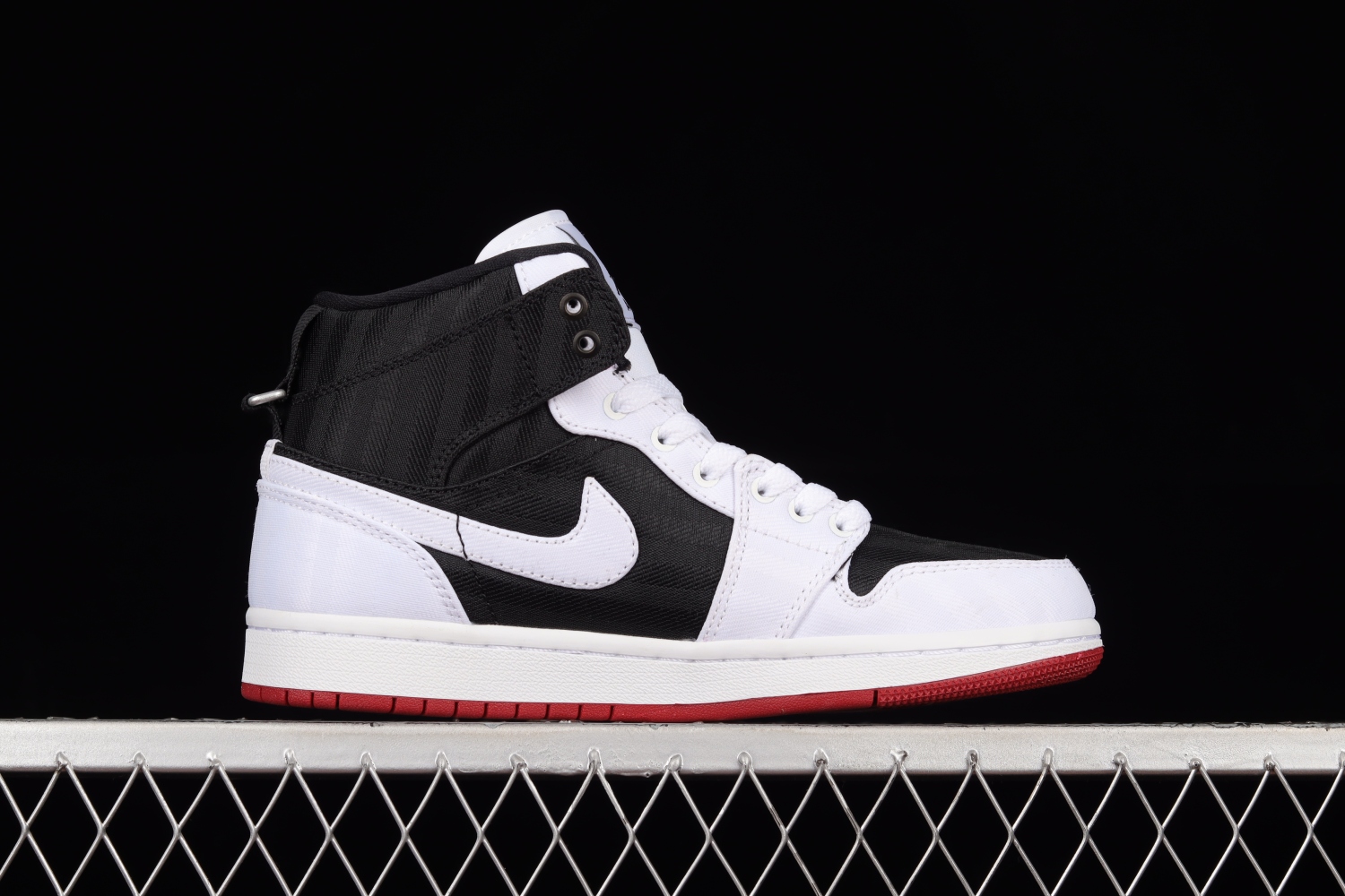 Jordan 1 Mid SE Utility Canvas White Black Gym Red (W) DD9338-016