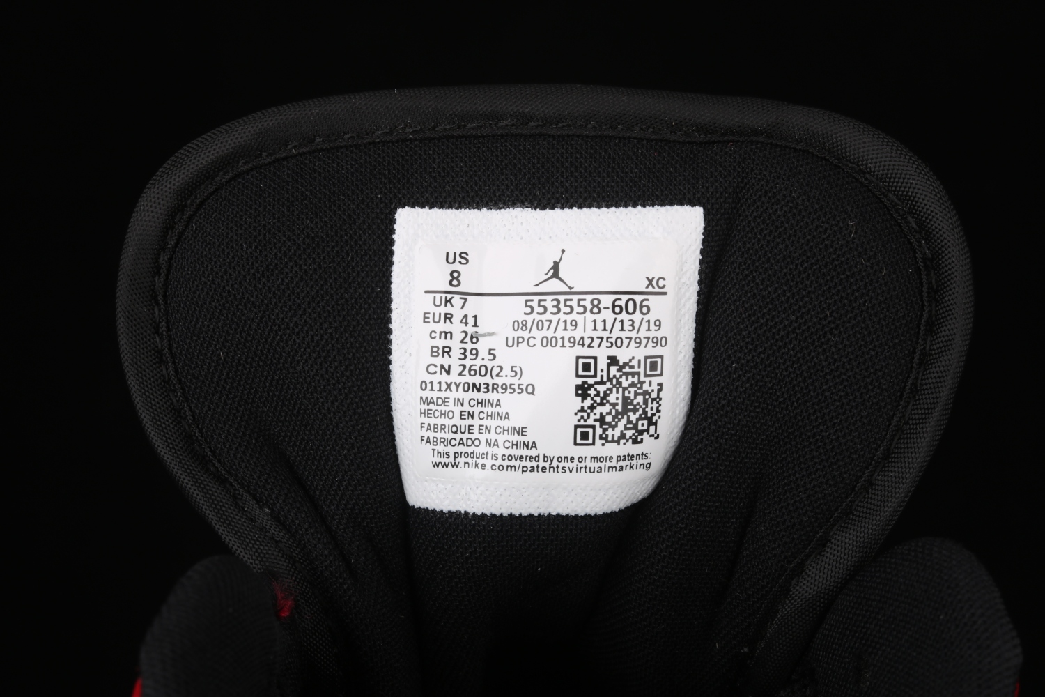 Jordan 1 Low Reverse Bred 553558-606