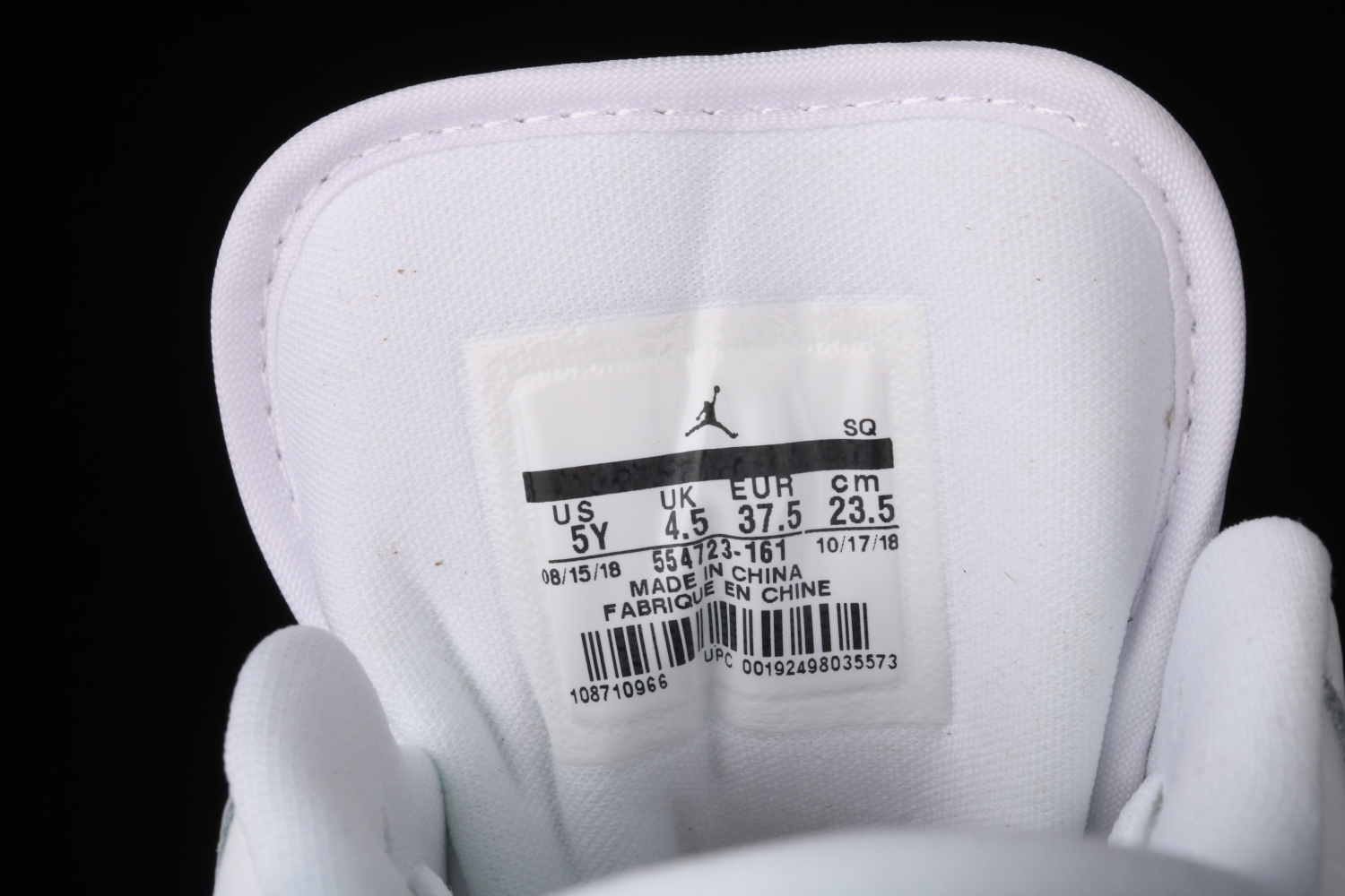 Jordan 1 Low White True Berry (GS) 554723-161