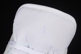 Jordan 1 Low Triple White Tumbled Leather 553558-130
