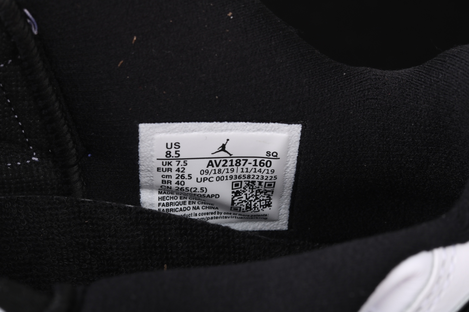Jordan 11 Retro Low Concord Bred  AV2187-160
