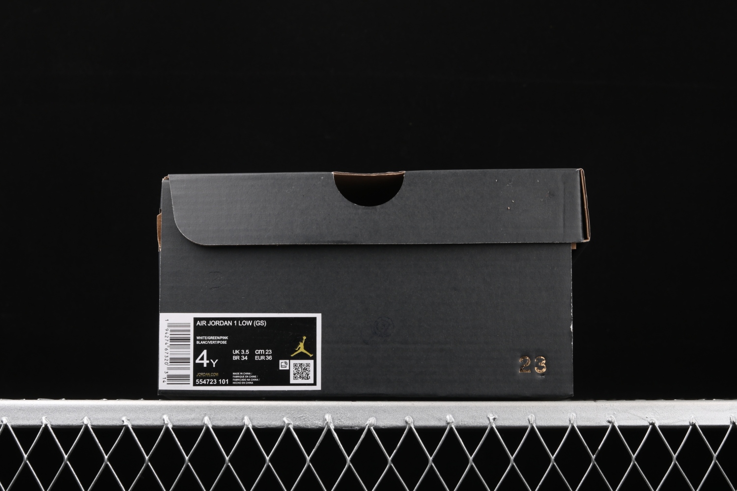 Jordan 1 Low White Green Pink (GS) 554723-101