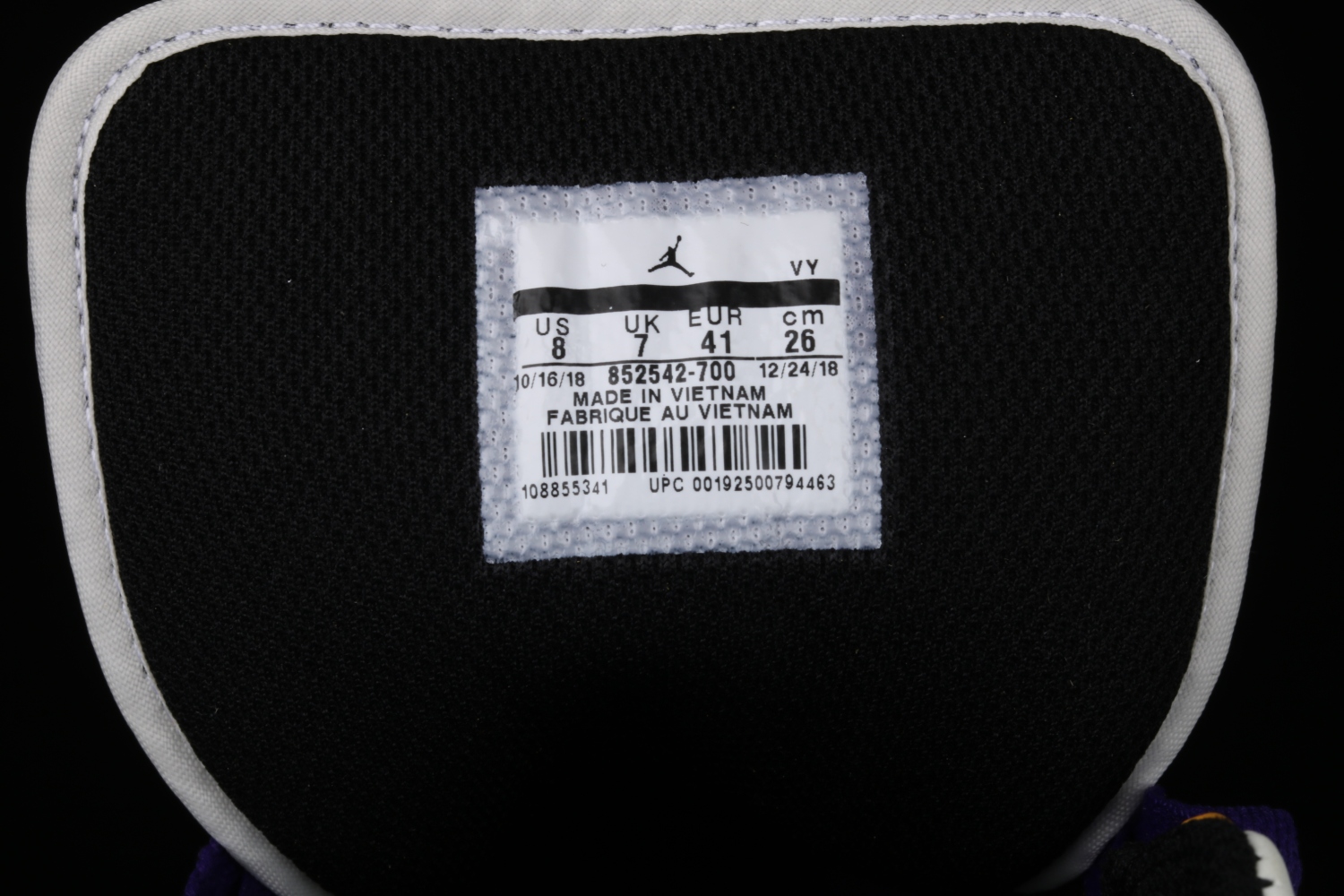 Jordan 1 Mid SE Lakers 852542-700