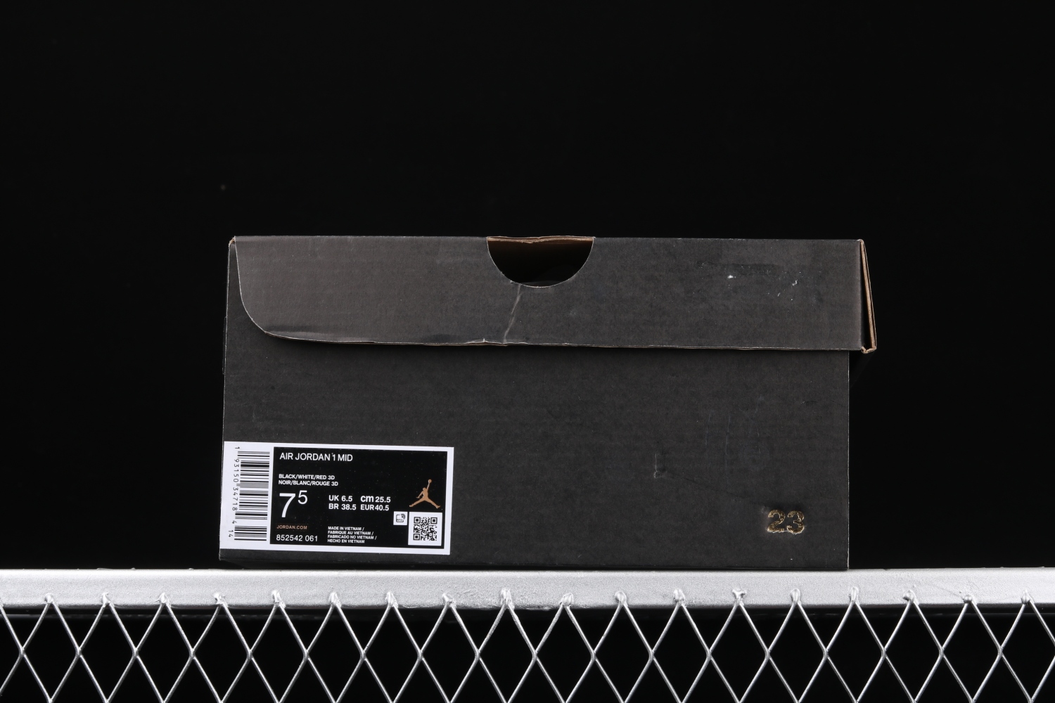 Jordan 1 Mid Newspaper Air Times 852542-061