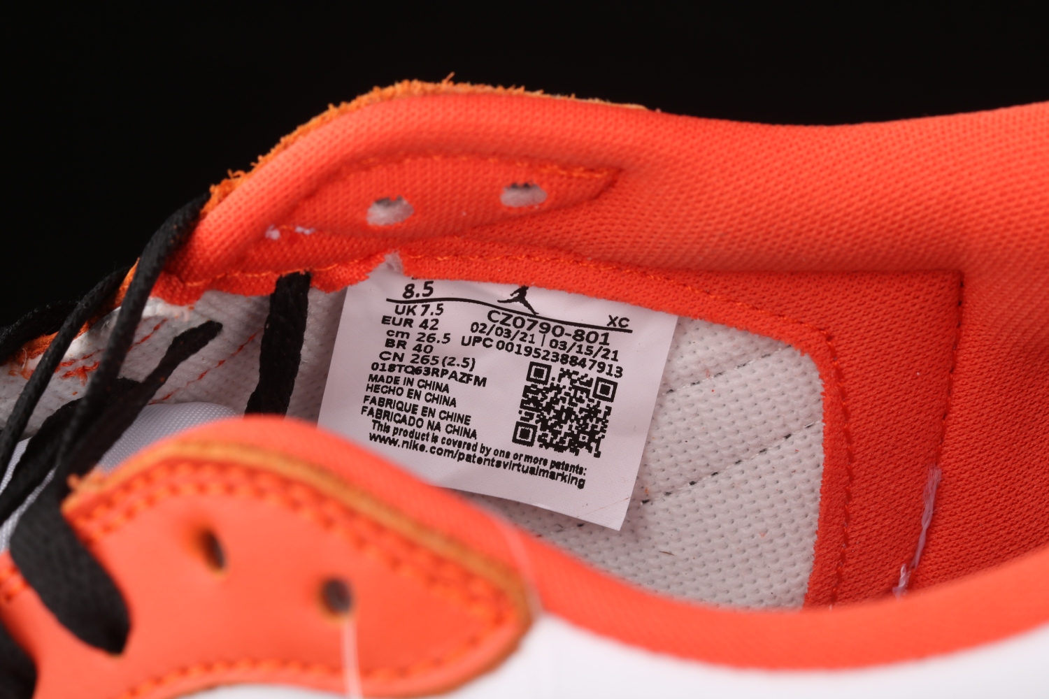 Jordan 1 Low Starfish CZ0790-801