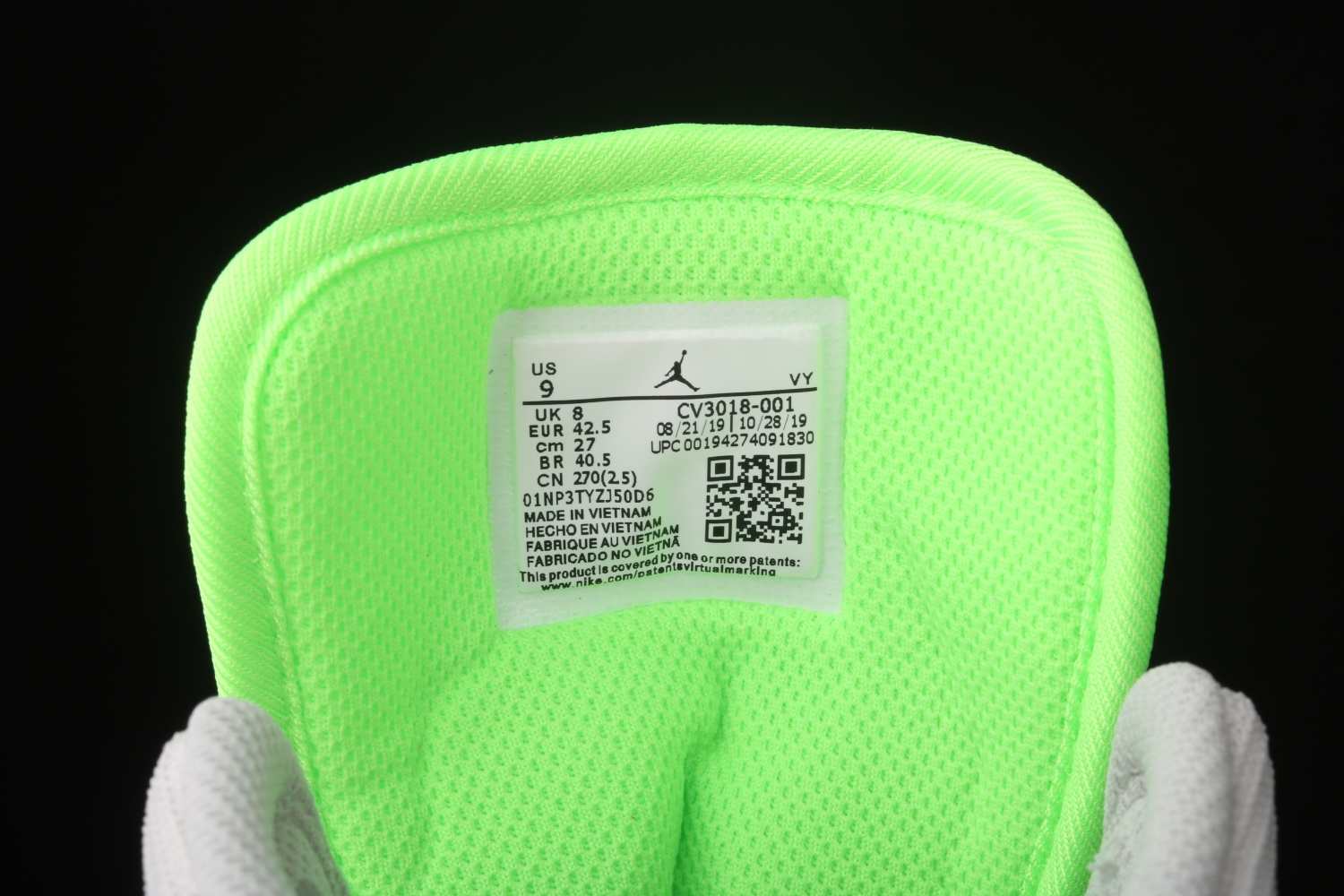 Jordan 1 Mid Vast Grey Ghost Green (W) CV3018-001