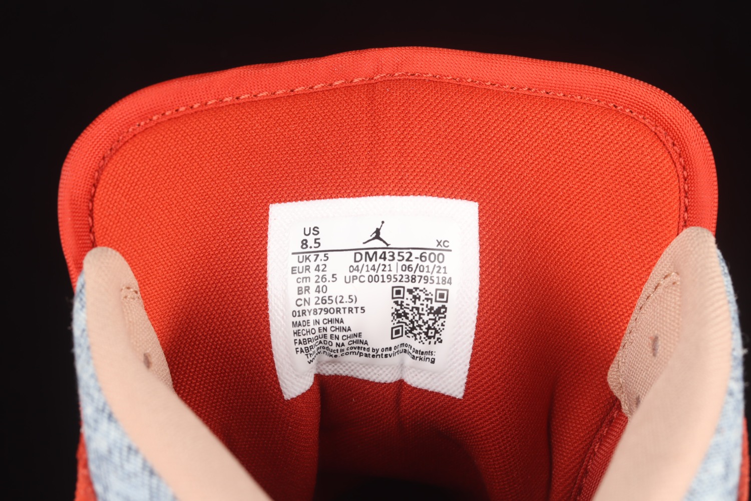 Jordan 1 Mid Denim Red DM4352-600