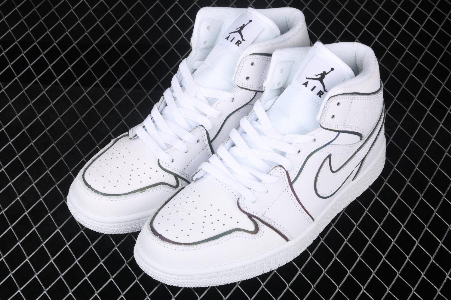 Jordan 1 Mid Iridescent Reflective White (W) CK6587-100