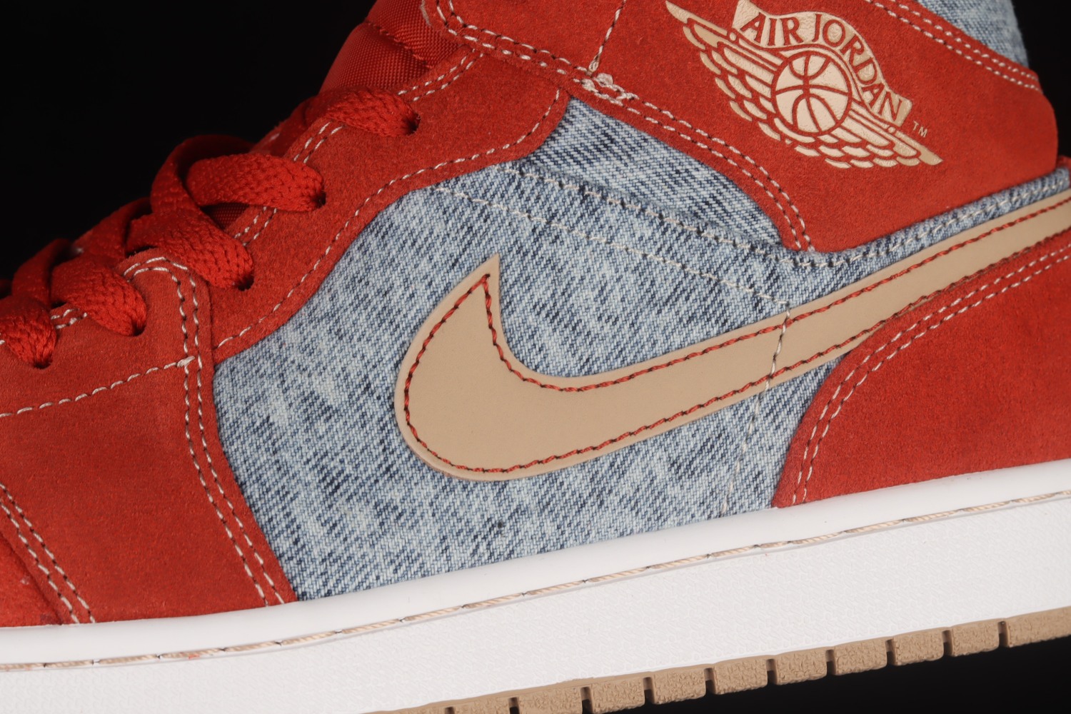 Jordan 1 Mid Denim Red DM4352-600