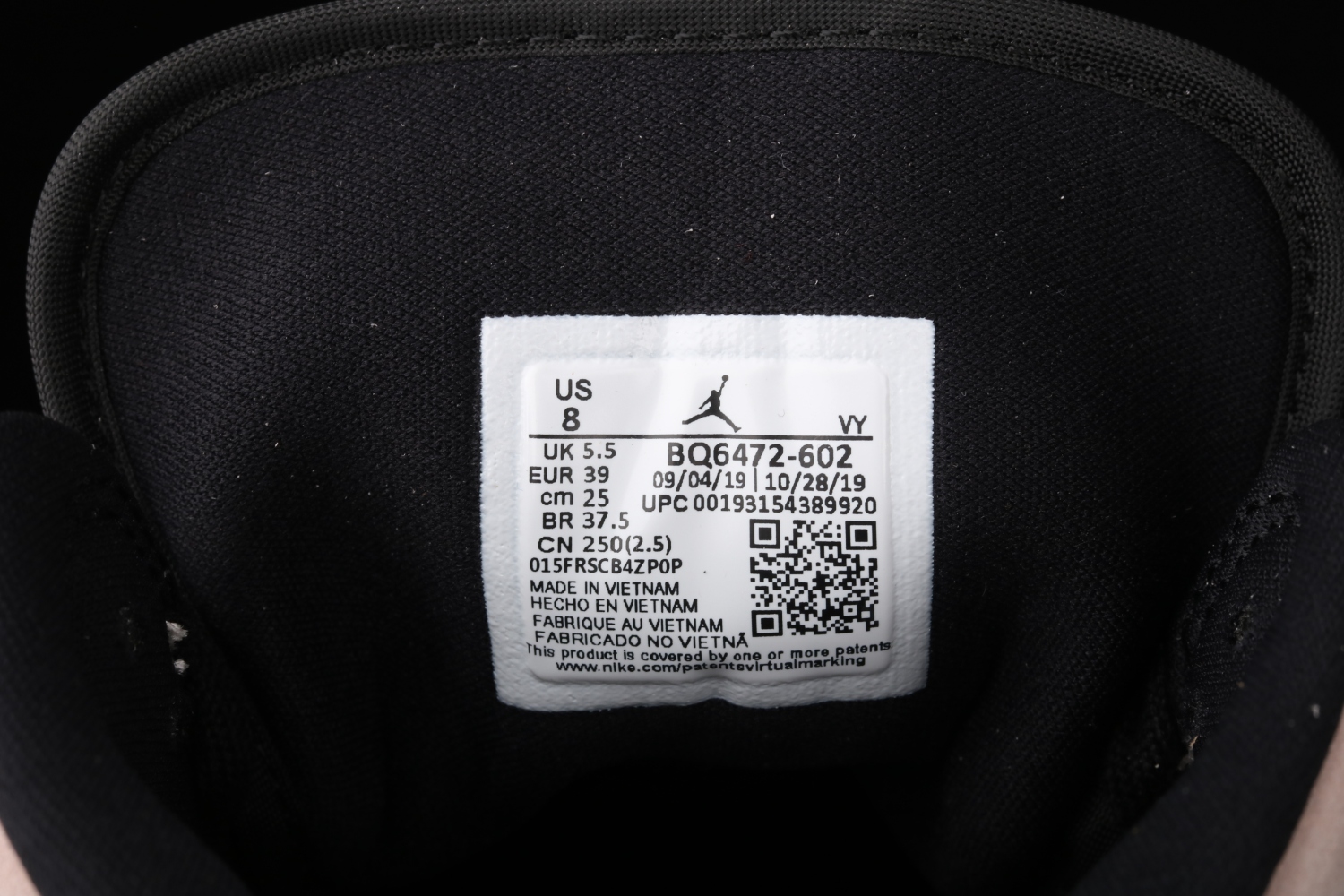 Jordan 1 Mid Dirty Powder Iridescent (W)  BQ6472-602