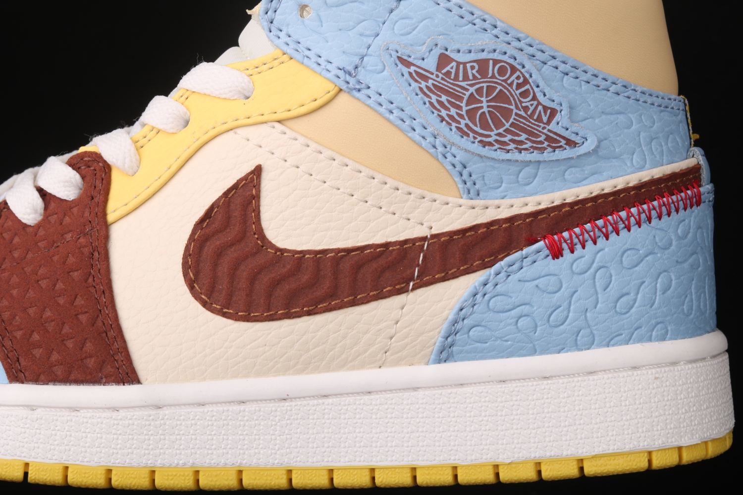 Jordan 1 Mid SE Fearless Maison Chateau Rouge CU2803-200
