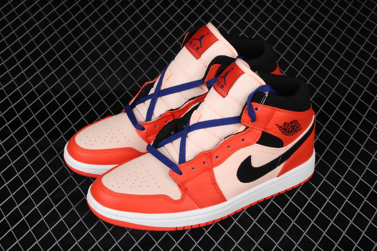 Jordan 1 Mid Team Orange Black 852542-800