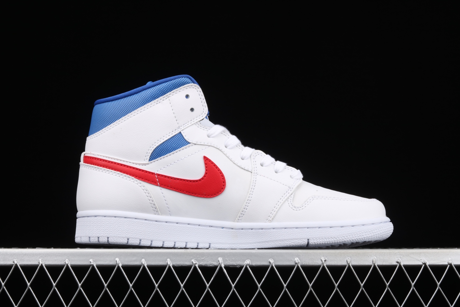 Jordan 1 Mid White Red Royal (W) BQ6472-164