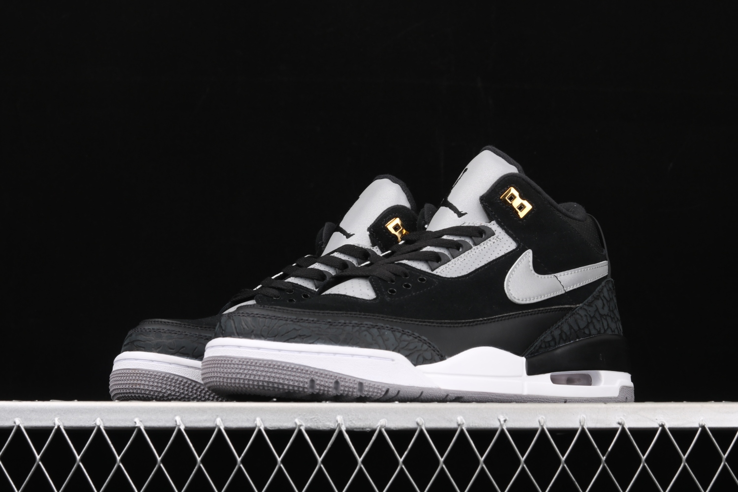 Jordan 3 Retro Tinker Black Cement Gold CK4348-007